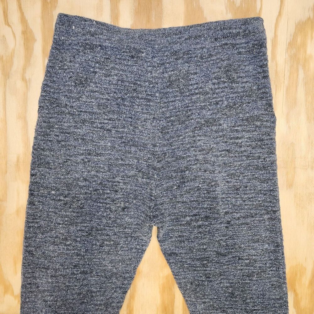 Free People Womens S Jogger Pants Blue Pull On Cozy Lounge Chunky Knit Pockets - Picture 5 of 10